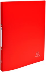 Exacompta ringmap ondoorschijnend A4 2 ringen van 1,5 cm rood