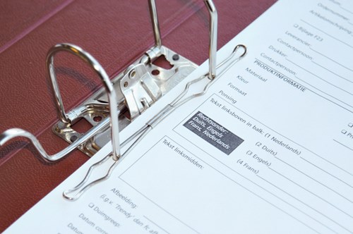 Papierspanner KTC voor ordners en ringbanden-2