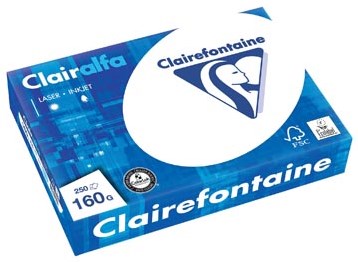 Clairefontaine Presentatiepapier A4 160 gram  pak van 250 blad