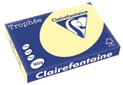 Gekleurd papier  A3  160 g  250 vel  kanariegeel Clairefontaine Trophée Pastel
