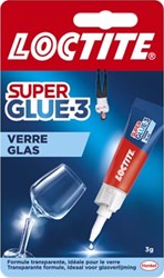 Loctite secondelijm Super Glue Glas 3 g op blister