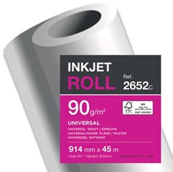 Clairefontaine plotterpapier 914 mm x 45 m 90 g