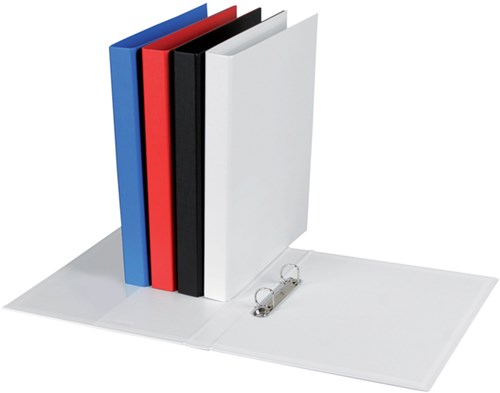 Ringband A4 2-rings D-mech 20mm PP wit