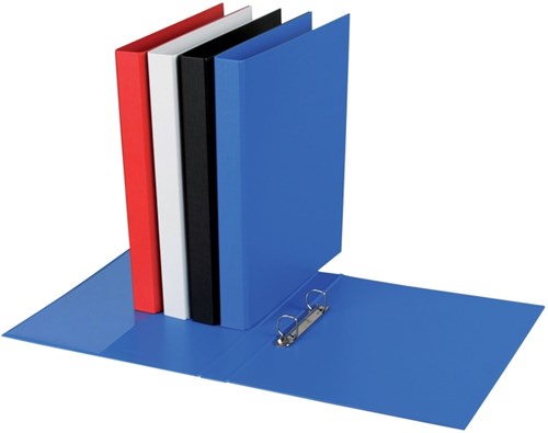 Ringband A4 2-rings D-mech 20mm PP blauw-2