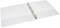 Presentatie ringband A4 4-rings D-mech 30mm wit