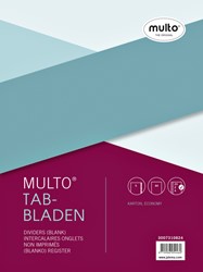 Tabbladen karton 5-tabs assorti van 175 g/m² Multo