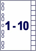 Tabbladen A4 printbaar met 10 tabs-2