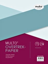 Kalkpapier 50 vel A4 geperforeerd Multo