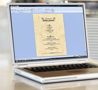 Designpapier Sigel A4 90gr marmer beige-1