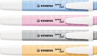 STABILO swing cool markeerstift pastel, etui van 4 stuks, assorti-2