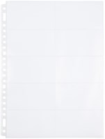 Showtas visitekaartjes A4 120 micron 23-rings met 10 vakken pak van 10 stuks Multo-3