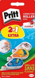 Pritt mini correctieroller 2 + 1 gratis op blister