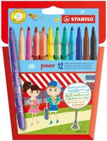 Stabilo viltstift Power 12 stiften