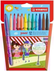 Stabilo viltstift Power 12 stiften