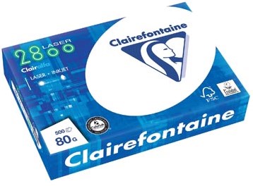 Printpapier Clairefontaine 80 g/m² A4 pk/500 wit