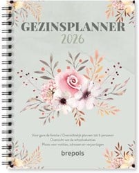 Brepols gezinsplanner, 12 maanden, Nederlandstalig, 2026