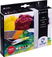 Van Gogh olieverf primaire mengset van 5 x 40 ml