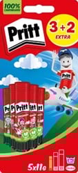 Pritt Original plakstift 11 g 3 + 2 gratis op blister