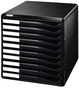 Ladeblok bureau plastic met 10 gesloten laden van Leitz-2
