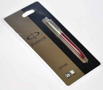 Parker balpen Jotter rood (op blister)