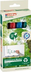 Viltstift Edding 29 whiteboard Eco schuin assorti 1-5mm à 4st