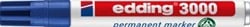 Edding 3000 permanent marker blauw 1,5-3mm