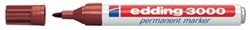 Edding stift 3000 permanent marker bruin