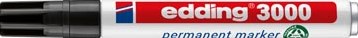 Edding 3000 zwart permanent marker 1,5 - 3mm