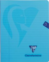 Clairefontaine schrift mimesys voor A5 72 bladzijden kaft in Pp gelijnd geassorteerde kleuren-2