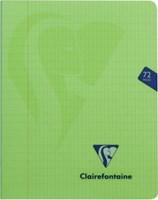 Clairefontaine schrift mimesys voor A5 72 bladzijden kaft in Pp geruit 4 x 8, geassorteerde kleuren-3