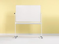 Verrijdbaar magnetisch whiteboard, gelakt staal en aluminium, 120 x 150 cm-2