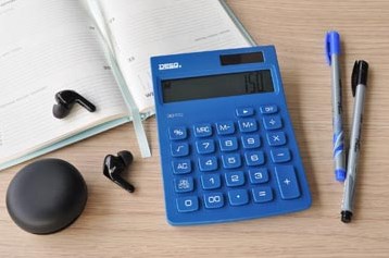 Desq bureaurekenmachine New Generation Compact 30100, donkerblauw-3