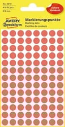 AVERY ronde etiketten 8mm rood
