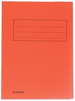 Dossiermap karton A4 oranje Classex, 250 gram, 100% gerecycled, verpakt per 50 stuks