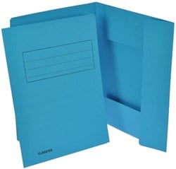 Dossiermap A4 Karton Turkoois Classex per 50 Stuks