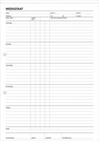 Sigel Expres weekstaat A4 Nederlandstalig 50 vel-2