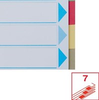 Kartonnen tabbladen A4 7 tabs 23 perforatiegaten-3