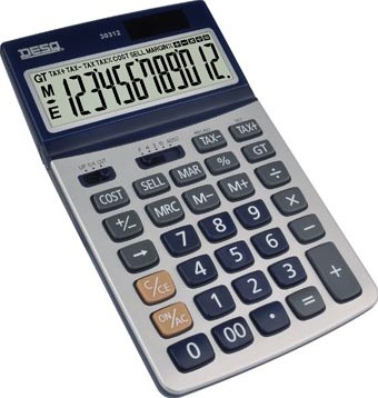 Desq bureaurekenmachine Business Classy Large 30312, zilver-2