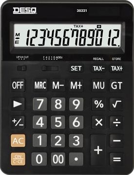 Desq bureaurekenmachine Business Classy XL 30321 zwart