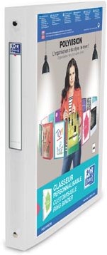 Presentatie ringband Elba Polyvision A4 4-rings O-mech 20mm transparant