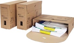 Loeff's Classic box archiefdoos 370 x 260 x 115 mm bruin PK50