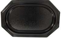 Cateringschaal, uit gerecycleerd PET, ft 35 x 25 cm, zwart, pak van 10 stuks-2