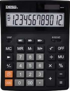 Desq bureaurekenmachine Heavy Duty Xlarge 30444, zwart