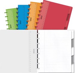 Notitieboek A5 Commercieel Geruit Zwart Adoc Schrift Colorlines 16,5 x 21 cm