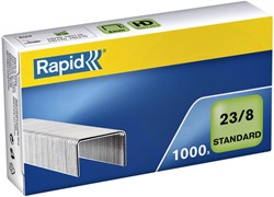 Rapid nietjes 23/8 gegalvaniseerd standaard 1000 stuks