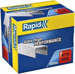 Rapid SuperStrong nietjes 9/10, gegalvaniseerd, doos van 5000 stuks