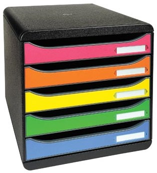 Ladeblok bureau Exacompta Big-Box Plus Classic harlekijn