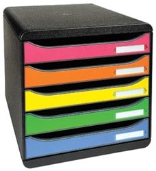 Ladeblok bureau Exacompta Big-Box Plus Classic harlekijn