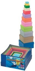 Folia geschenkdozen vierkant grootste: 14,5 x 7,5 cm l x h kleinste: 3,5 x 2 cm l x h