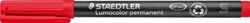 Staedtler OHP-marker Lumocolor Permanent rood superfijn 0,4 mm